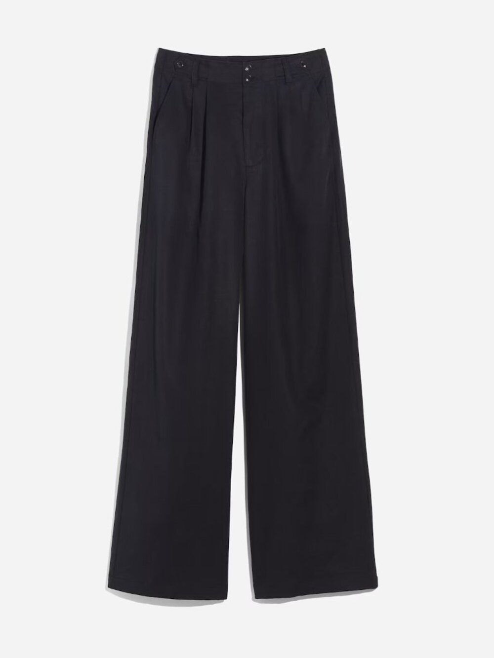 Madewell Harlow Wide Leg Pant - Black - Size 12 Petite